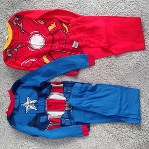 Avengers pajamas sets size10
